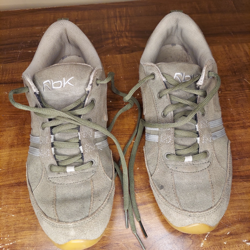 Reebok Olive Green Athletic Sneakers - Women's 9.5 US
